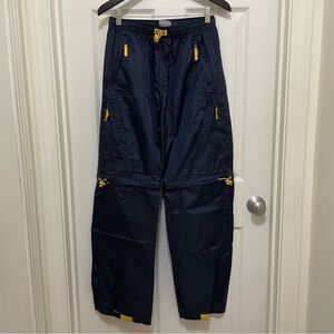 Athletic Works Windbreaker Convertible Cargo Pants Navy Blue Men's Size Medium